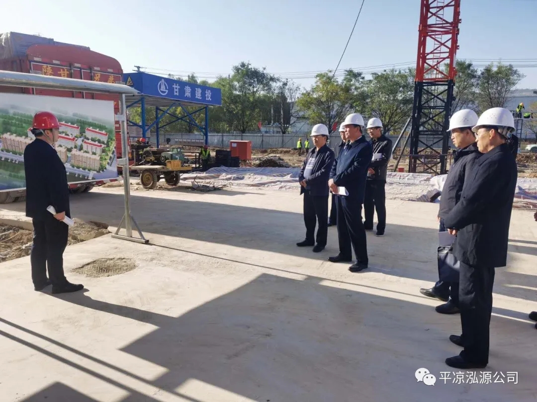 市委辦公室、市政府國資委督查泓源公司工作(圖2)